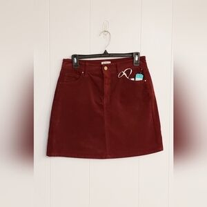 Market & Spruce Corduroy Skirt